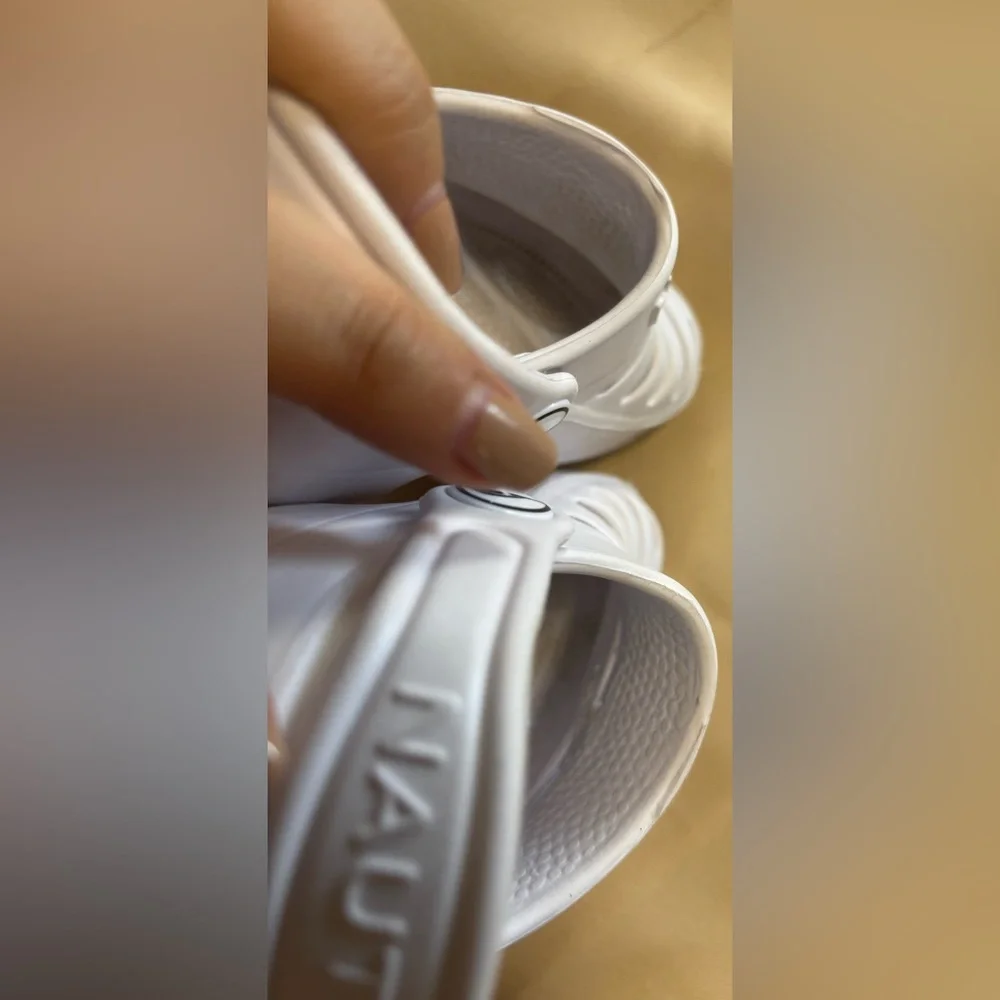 Nautica White Clogs Lightweight Slip-On Design‎ Baby Size 6